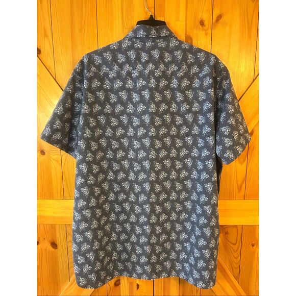 The North Face Men’s Blue Floral Short Sleeve Button Up Shirt Size 2XL (5772) - Picture 5 of 5